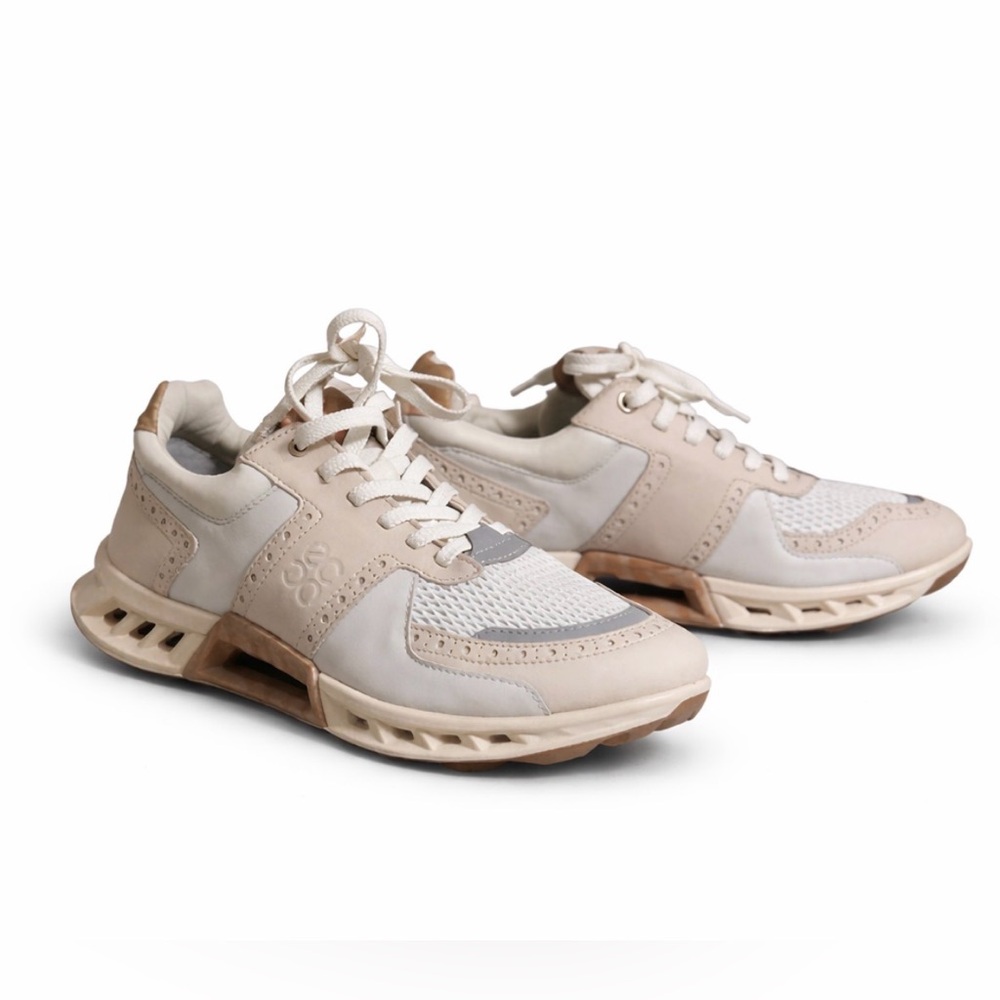 ECCO Golf Biom C4 Capsule Sneakers Size 41 Hazelnut Honey Leather NWOT